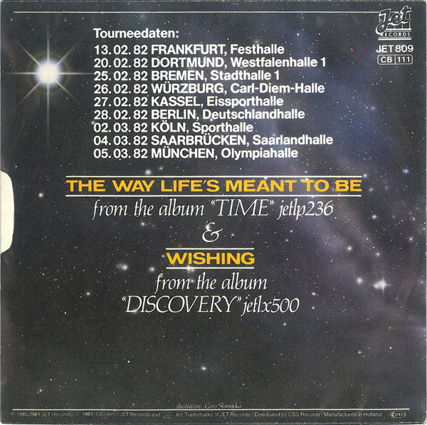 Electric Light Orchestra : The Way Life's Meant To Be (7", Single)