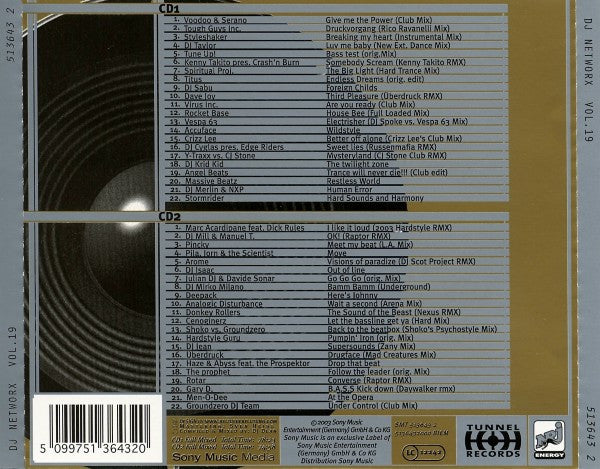 Various : DJ Networx Vol. 19 (2xCD, Comp, Mixed)