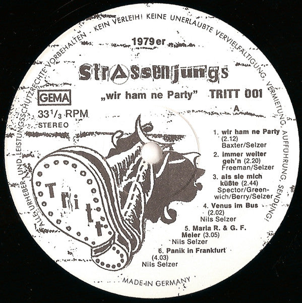 Strassenjungs : Wir Ham Ne Party (LP, Album)