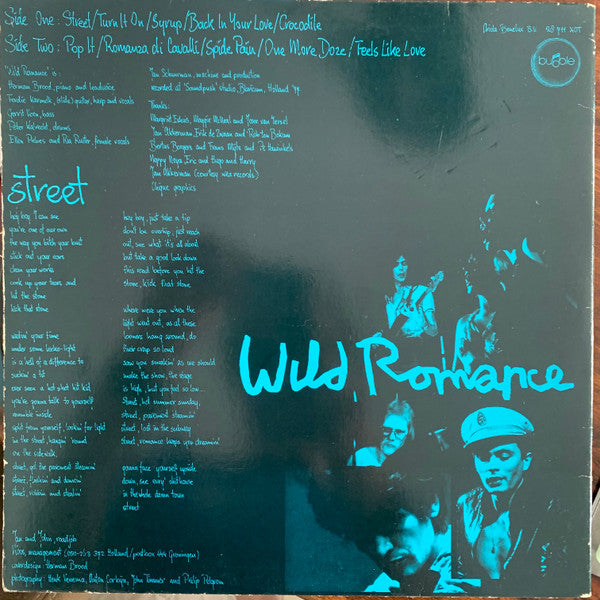 Herman Brood & His Wild Romance : Street (LP, Album, Gat)