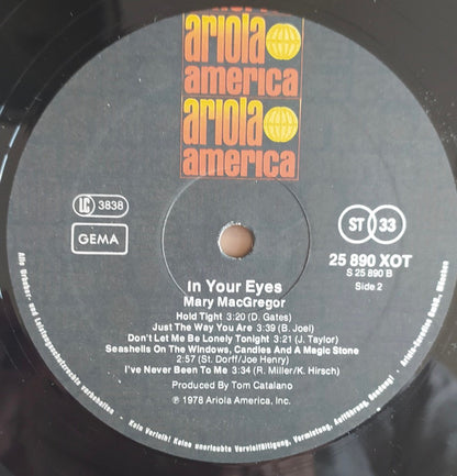 Mary MacGregor : In Your Eyes (LP, Album)