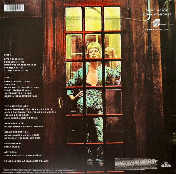 David Bowie : The Rise And Fall Of Ziggy Stardust And The Spiders From Mars (LP, Album, Ltd, Pic, RE, RM)