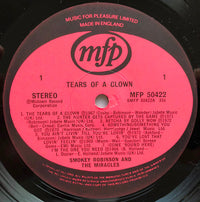 The Miracles : The Tears Of A Clown (LP, Comp)