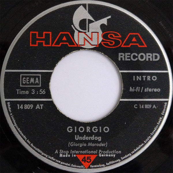 Giorgio* : Underdog (7", Single)