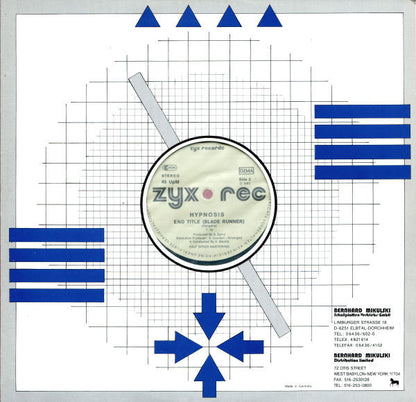 Hypnosis* : Pulstar / End Title (Blade Runner) (12", Maxi, Die)