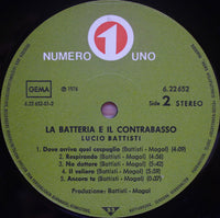 Lucio Battisti : Lucio Battisti, La Batteria, Il Contrabasso, Eccetera (LP, Album)