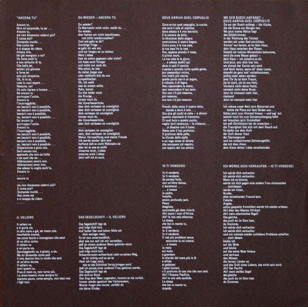 Lucio Battisti : Lucio Battisti, La Batteria, Il Contrabasso, Eccetera (LP, Album)