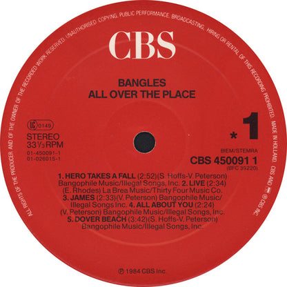 Bangles : All Over The Place (LP, Album, RE)