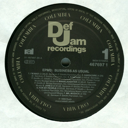 EPMD : Business As Usual (LP, Album, RE)
