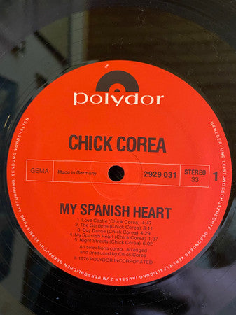 Chick Corea : My Spanish Heart (2xLP, Album, Gat)