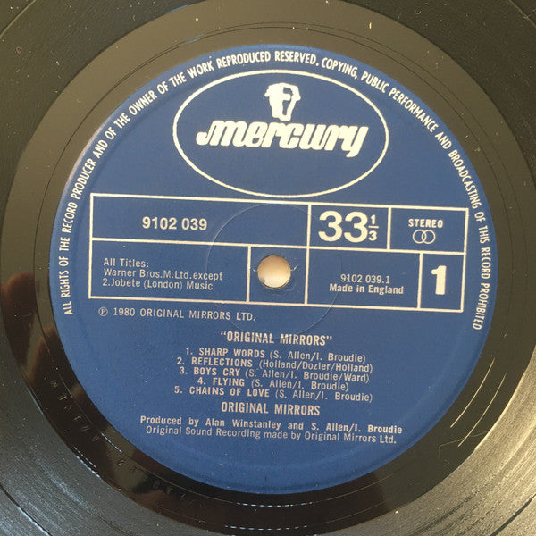 Original Mirrors : Original Mirrors (LP, Album)