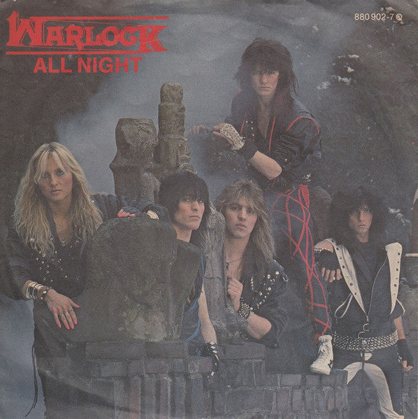 Warlock (2) : All Night (7", Single)
