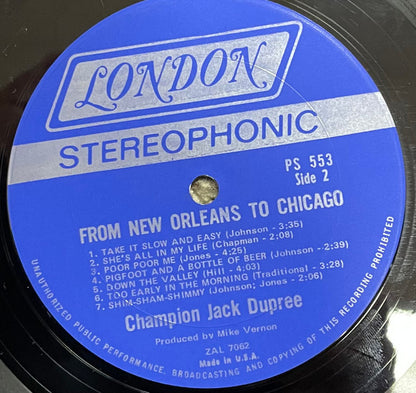 Champion Jack Dupree : From New Orleans To Chicago (LP, Album)