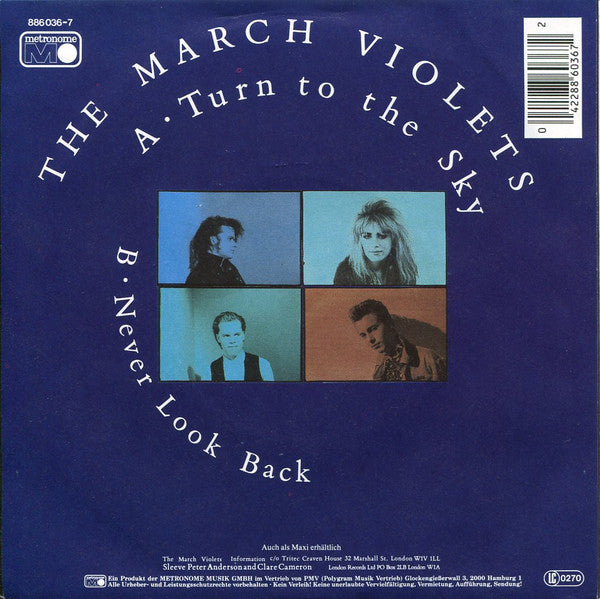 The March Violets : Turn To The Sky (7")