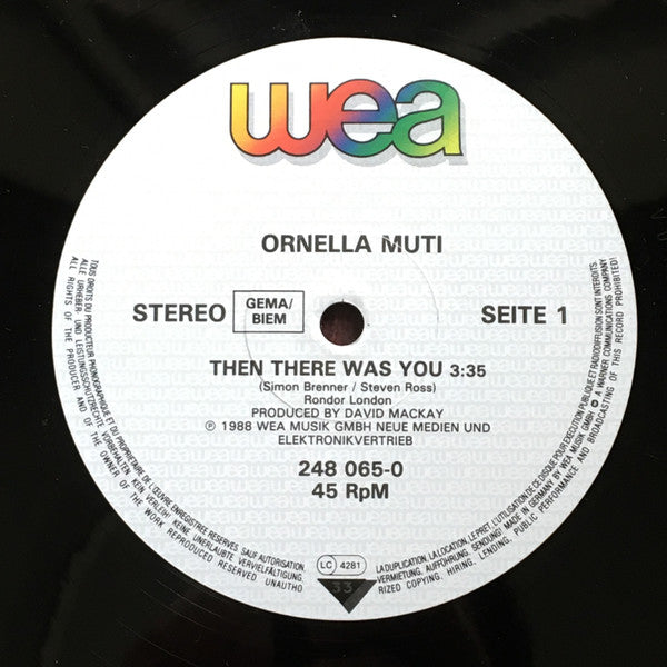 Ornella Muti : Then There Was You (12", Maxi)