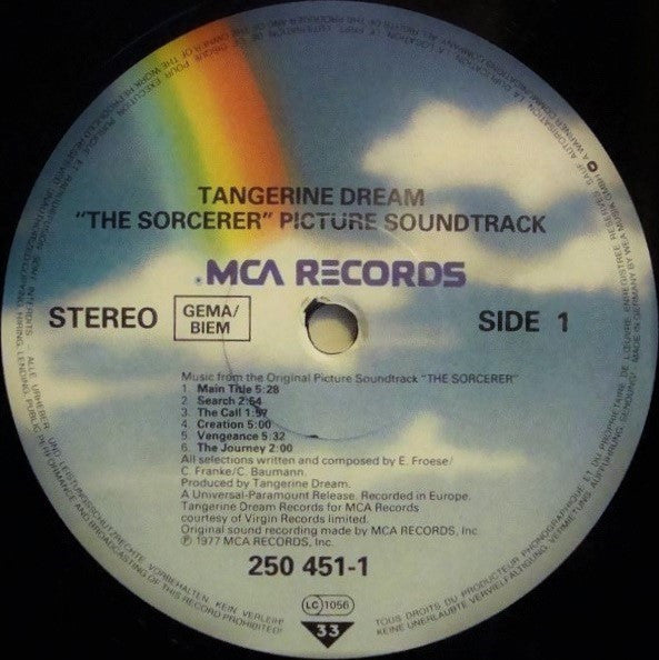 Tangerine Dream : Sorcerer (LP, Album, RE)