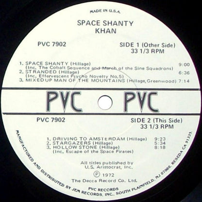 Khan (3) : Space Shanty (LP, Album, RE)