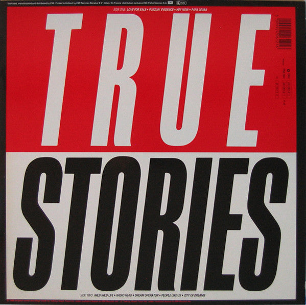 Talking Heads : True Stories (LP, Album, DMM)