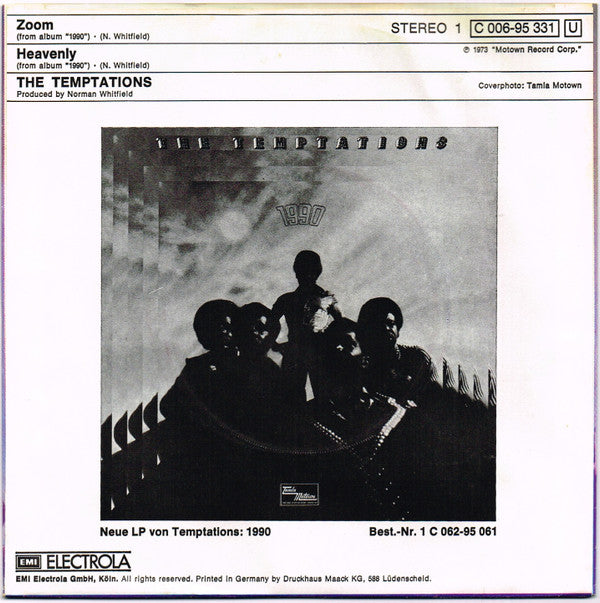 The Temptations : Zoom (7", Single)
