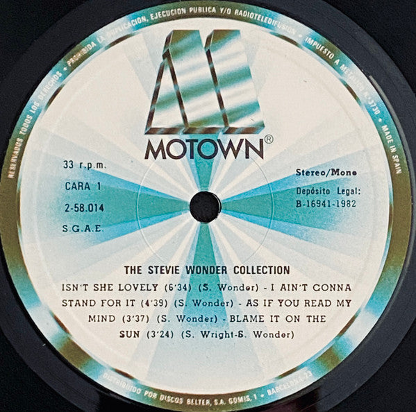Stevie Wonder : The Stevie Wonder Collection (Box, Comp + 4xLP, Comp)