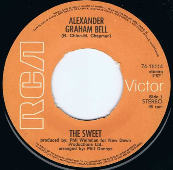 The Sweet : Alexander Graham Bell (7", Single)