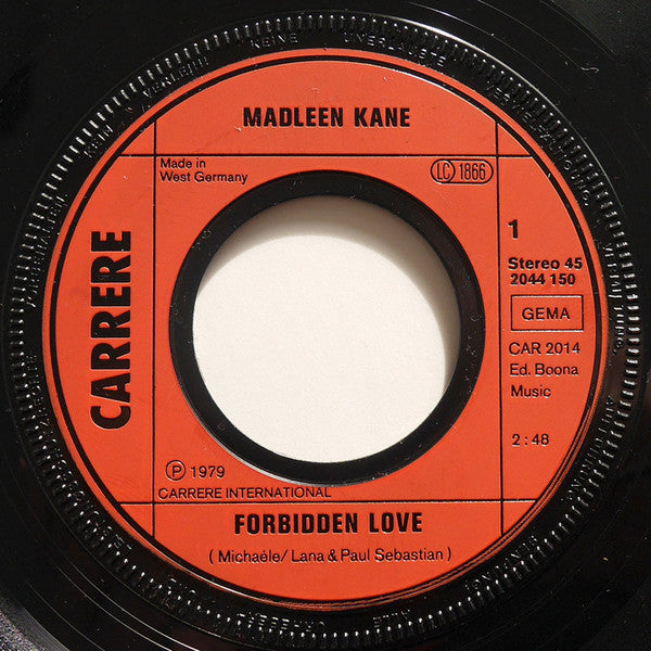 Madleen Kane : Forbidden Love (7", Single)