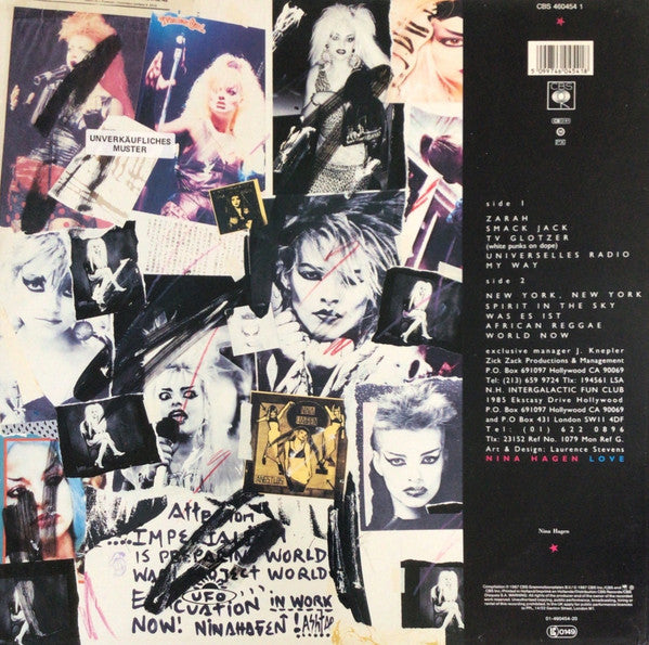 Nina Hagen : Love (LP, Comp)