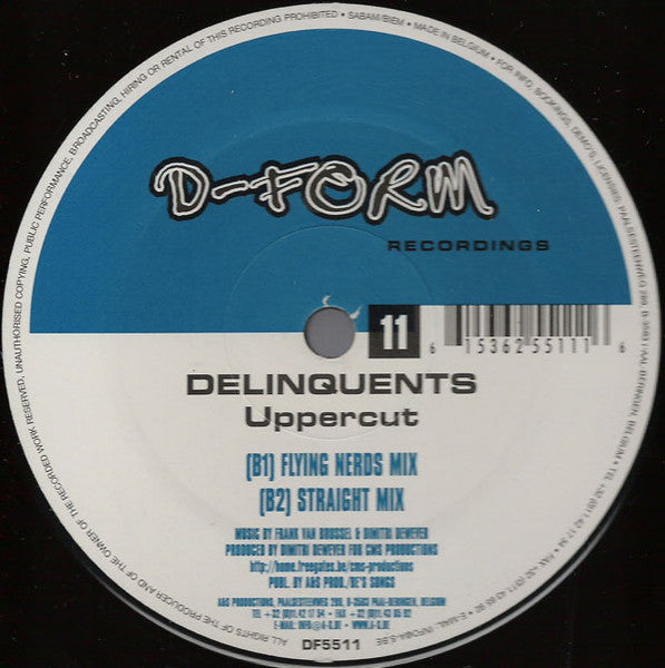 Delinquents : Uppercut (12")