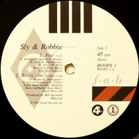 Sly & Robbie : Fire / Boops (Here To Go) (12", Promo)