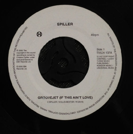 Spiller : Groovejet (If This Ain't Love) (7", Single, Jukebox)