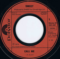 Sweet* : Call Me (7", Single)