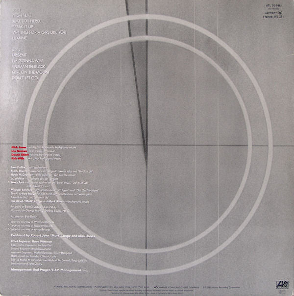 Foreigner : 4 (LP, Album)