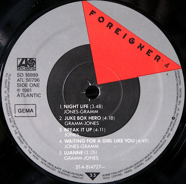 Foreigner : 4 (LP, Album)