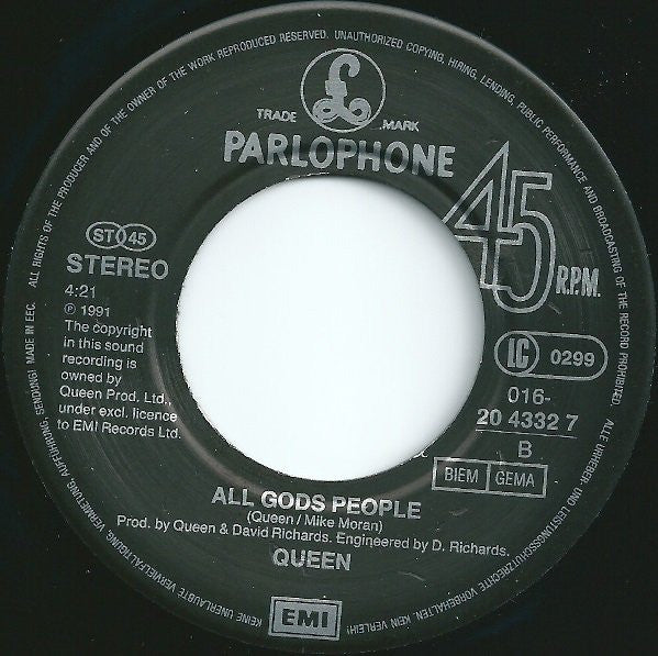 Queen : Headlong (7", Single)