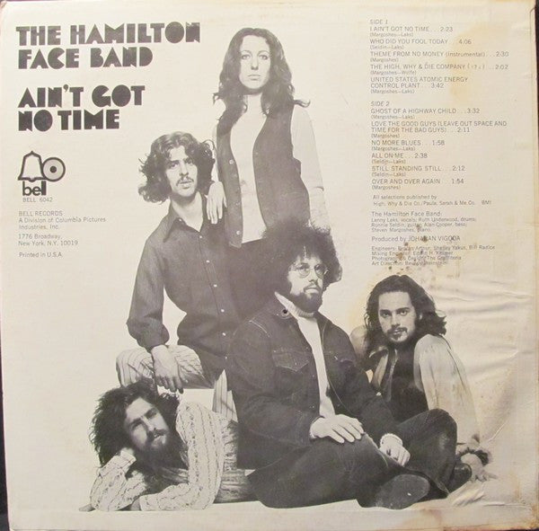 The Hamilton Face Band : Ain't Got No Time (LP, Album, Mon)