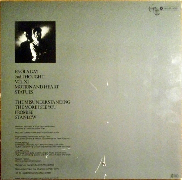 Orchestral Manoeuvres In The Dark : Organisation (LP, Album, RE, RP)