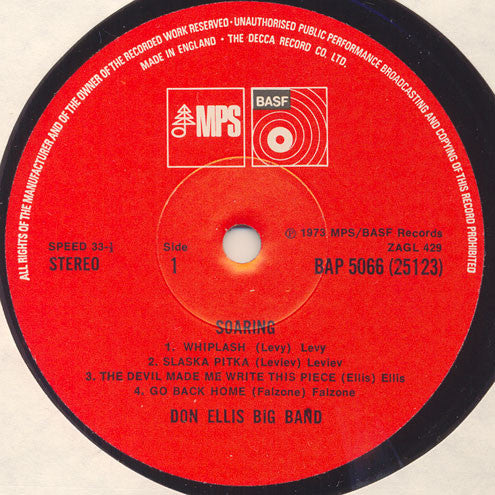 Don Ellis : Soaring (LP, Album)