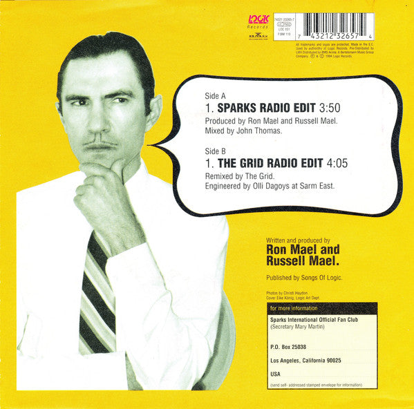 Sparks : When Do I Get To Sing "My Way" (7", Single)