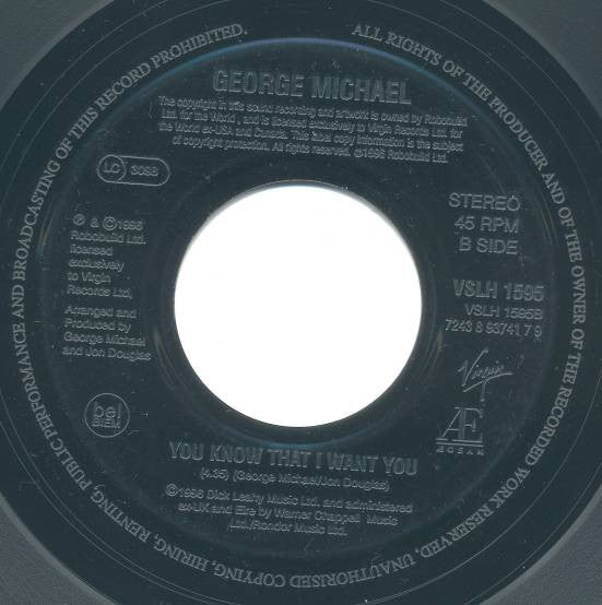 George Michael : Spinning The Wheel (7", Single, Jukebox)