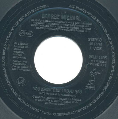 George Michael : Spinning The Wheel (7", Single, Jukebox)