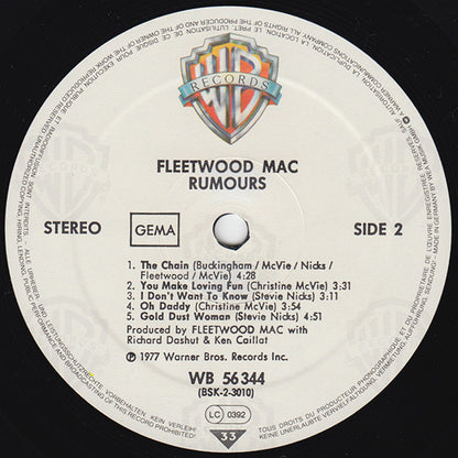 Fleetwood Mac : Rumours (LP, Album, RE, Tex)