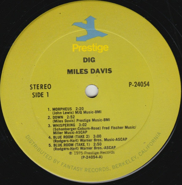 Miles Davis : Dig (2xLP, Comp, Gat)
