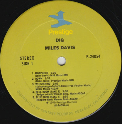 Miles Davis : Dig (2xLP, Comp, Gat)