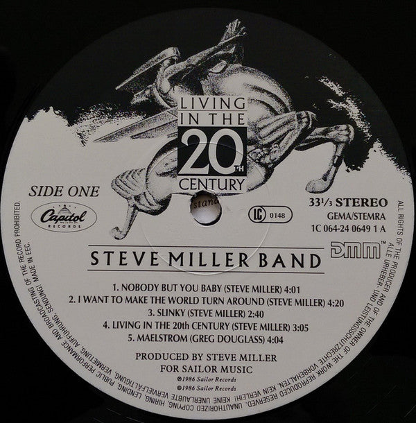Steve Miller Band : Living In The 20th Century (LP, Album)