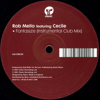 Rob Mello Featuring Cecile* : Fantasize (12")