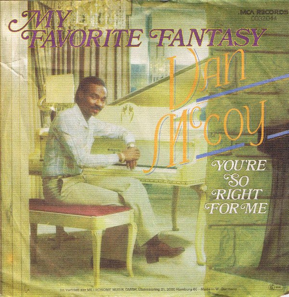 Van McCoy : My Favorite Fantasy (7", Single)