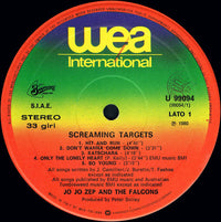 Jo Jo Zep and the Falcons : Screaming Targets (LP, Album)