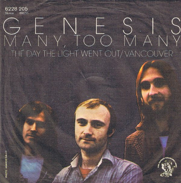 Genesis : Many, Too Many (7", Single)