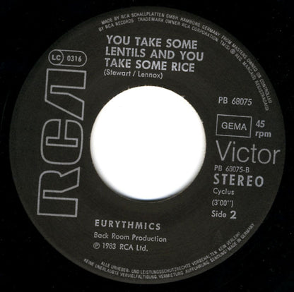 Eurythmics : Who's That Girl? (7", Single)