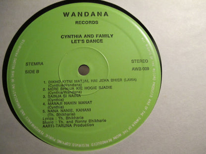 Cynthia And Family : Let's Dance (LP, Album)